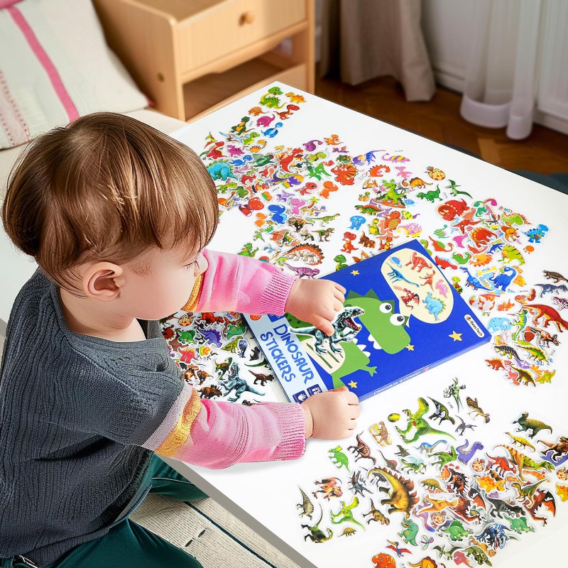 BEESTECH 24 Sheets Dinosaur Stickers 450+ for Kids Boys Girls Toddlers, Teacher Reward Stickers, Potty Chart Training, Dinosaur Party Favor Supplies, Goody Bag Stuffersï¼ŒPinata Filler - Image 3